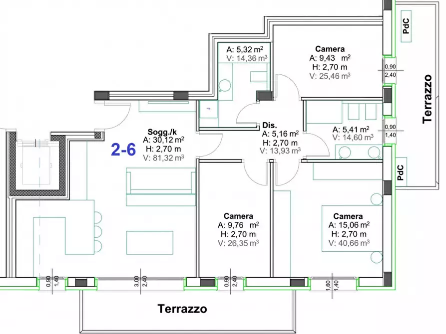 Immagine 9 di Appartamento in vendita  in Via Primo Levi a Vigodarzere