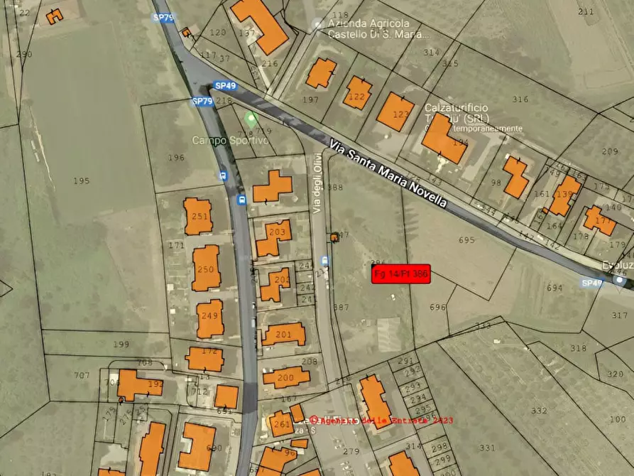 Immagine 14 di Terreno in vendita  in Via Santa Maria Novella ang. Via Degli Olivi a Certaldo