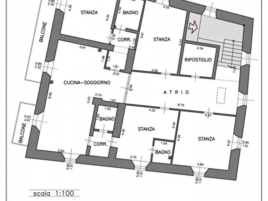 Immagine 30 di Appartamento in vendita  in Via 3 Novembre a Fiave'