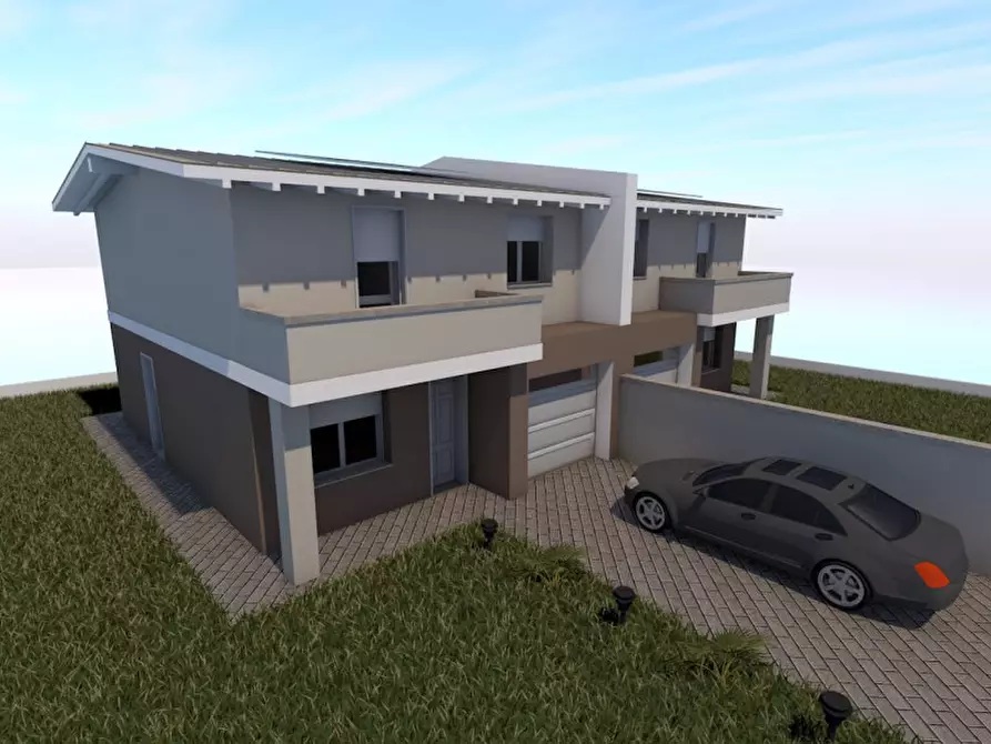 Immagine 2 di Casa bifamiliare in vendita  a Pegognaga