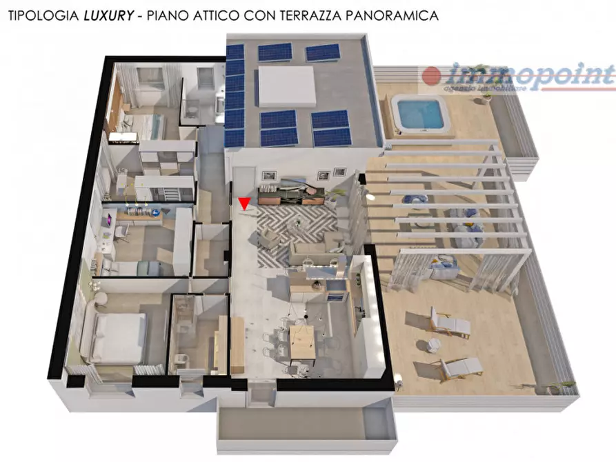 Immagine 6 di Attico in vendita  in Via Gaidon 65 a Cassola