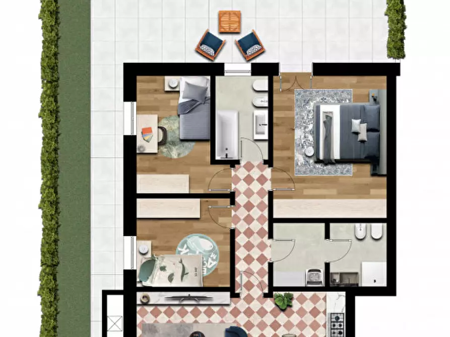 Immagine 9 di Appartamento in vendita  in via A. de Gasperi 10 a Campo San Martino