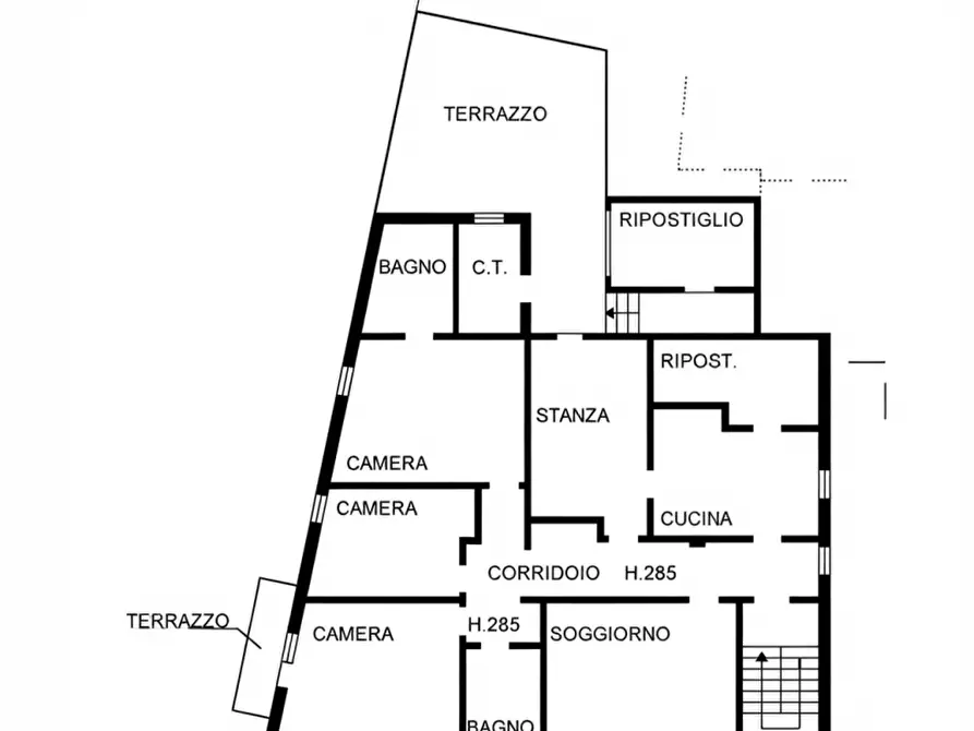 Immagine 5 di Casa trifamiliare in vendita  in viale madonna a Motta Di Livenza