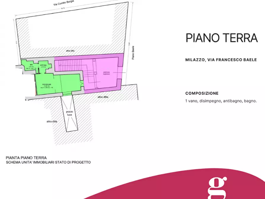 Immagine 31 di Palazzo in vendita  in via f. baele a Milazzo