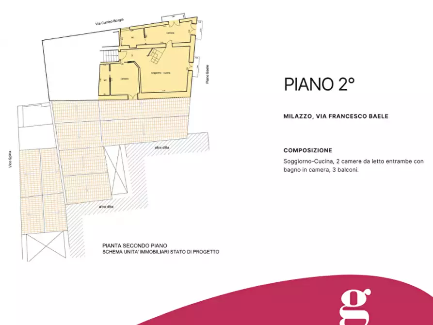 Immagine 35 di Palazzo in vendita  in via f. baele a Milazzo