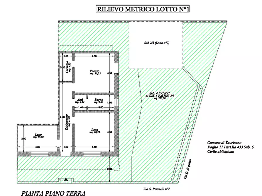 Immagine 6 di Appartamento in vendita  in VIA GIUSEPPE PISANELLI, 7 a Taurisano