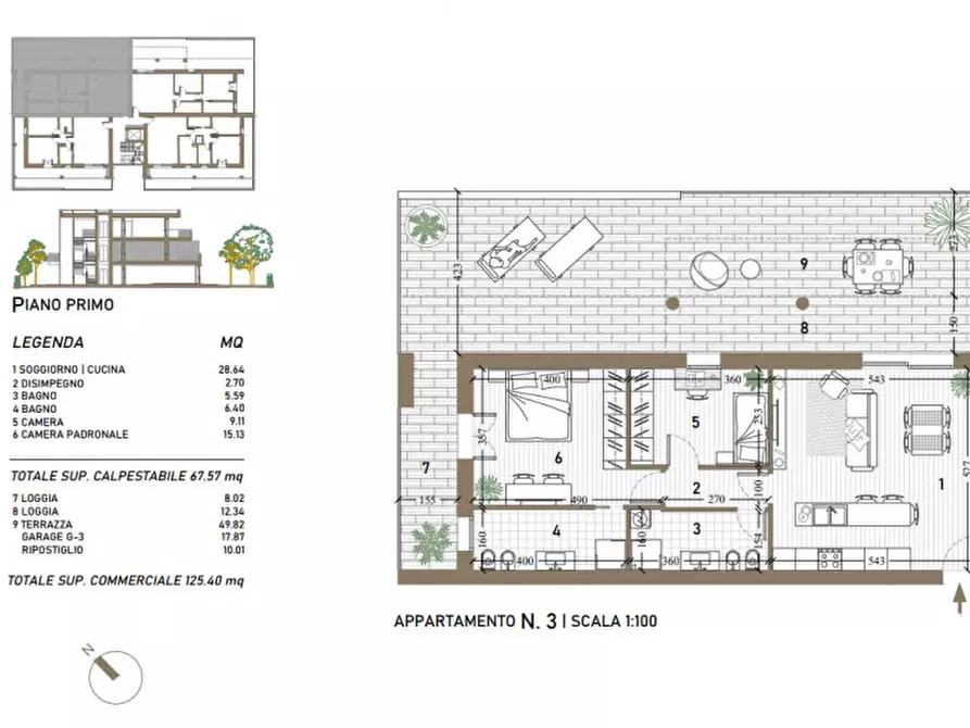Immagine 15 di Appartamento in vendita  a Montegrotto Terme