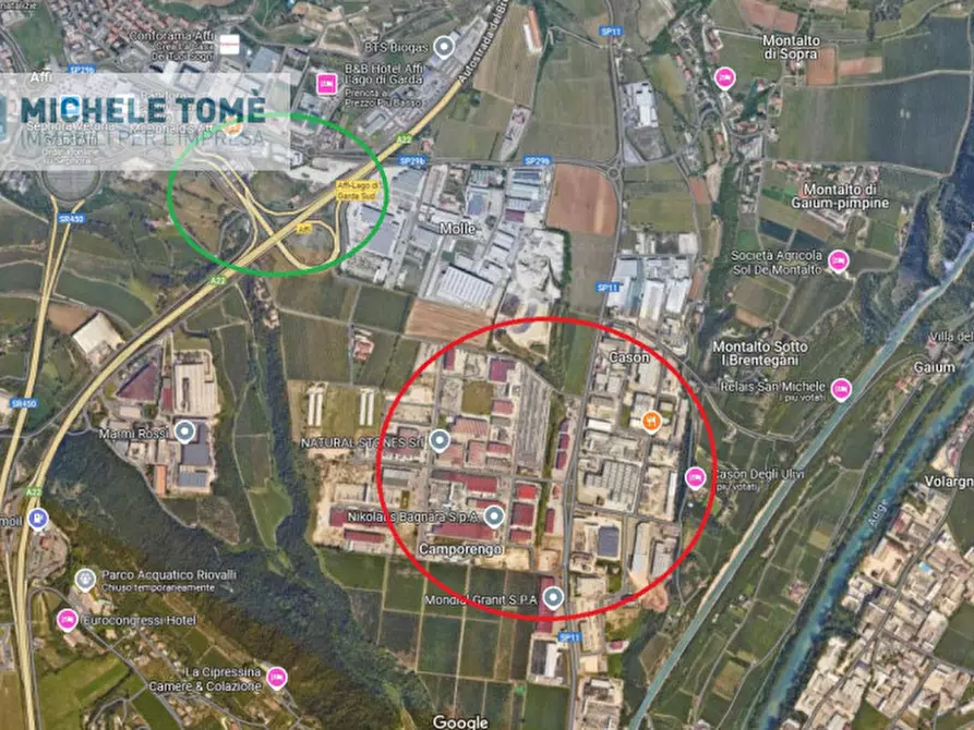 Immagine 2 di Terreno in vendita  in località camporengo a Cavaion Veronese