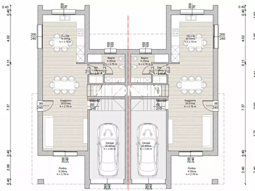 Immagine 22 di Casa bifamiliare in vendita  in Via Croce Verde a Albignasego
