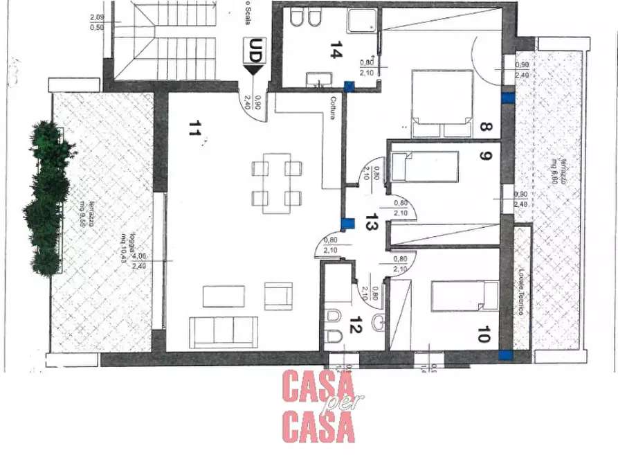 Immagine 22 di Appartamento in vendita  in Via Vincenzo Bellini a Montegrotto Terme