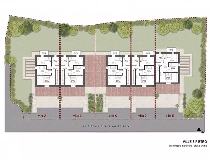 Immagine 15 di Villetta a schiera in vendita  in VIA SAN PIETRO a Desenzano Del Garda