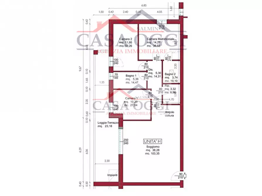 Immagine 17 di Appartamento in vendita  a Teolo