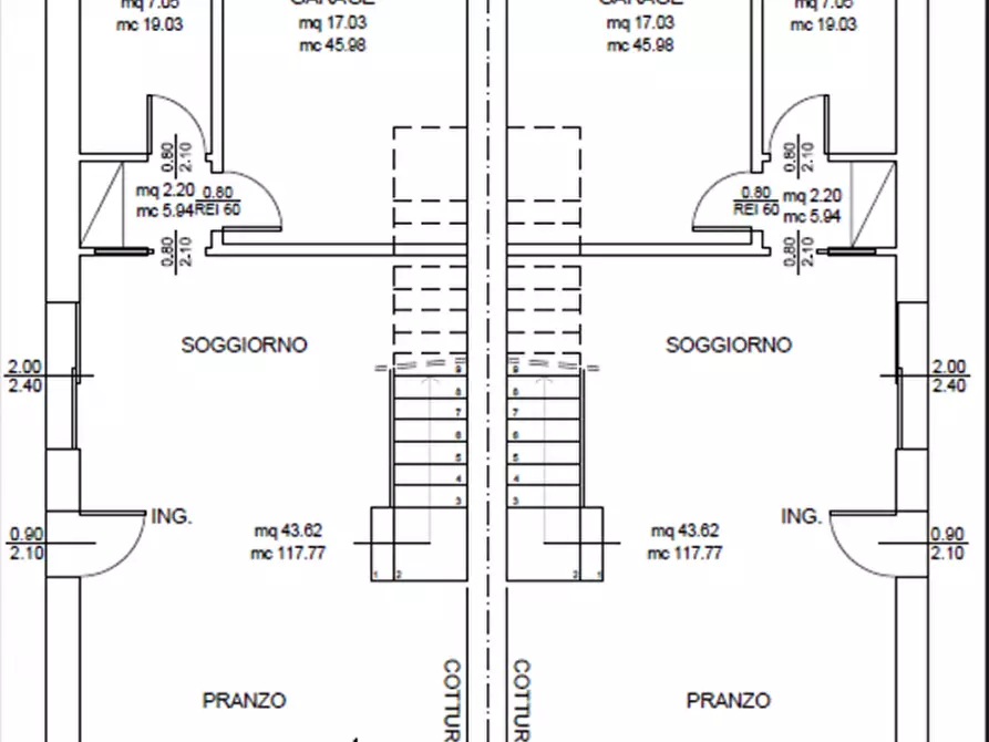 Immagine 15 di Casa bifamiliare in vendita  in Via Fermi a Due Carrare