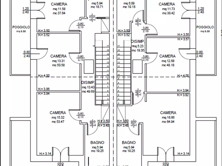 Immagine 16 di Casa bifamiliare in vendita  in Via Fermi a Due Carrare