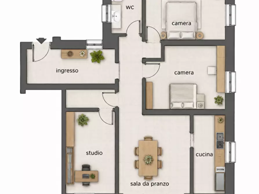 Immagine 34 di Appartamento in vendita  in Via Martiri della Libertà a Medesano