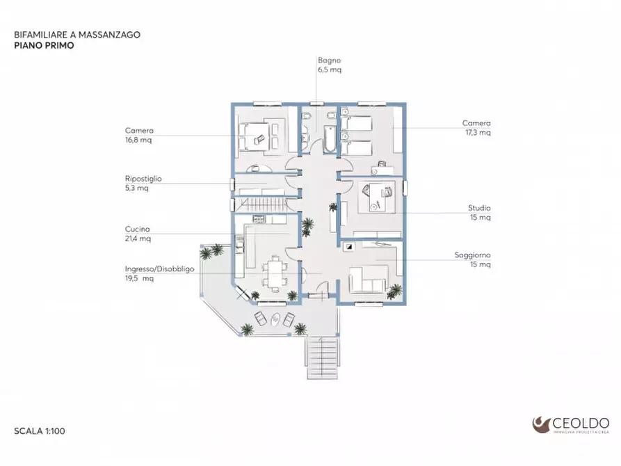 Immagine 14 di Casa bifamiliare in vendita  in Via Della Pieve a Massanzago