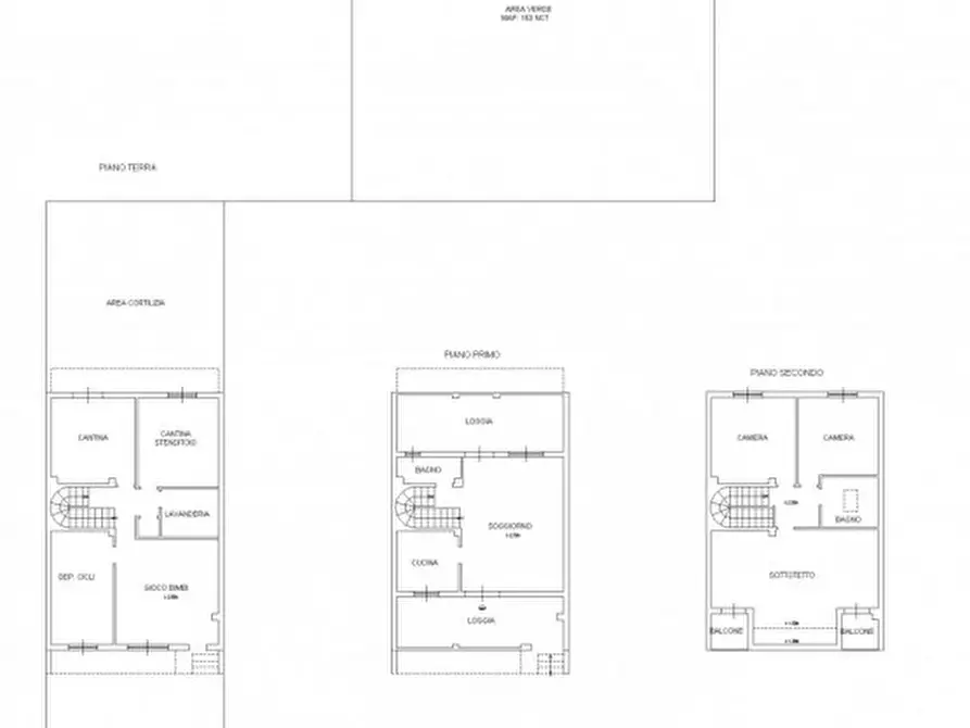 Immagine 53 di Villetta a schiera in vendita  in Via COLORNO a Parma