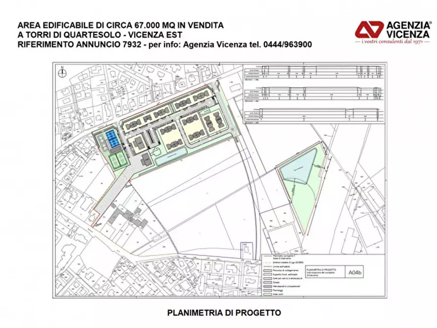 Immagine 19 di Terreno in vendita  a Torri Di Quartesolo