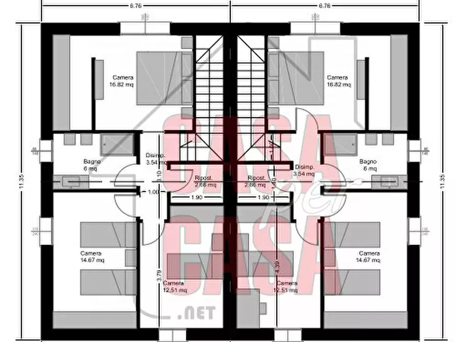 Immagine 13 di Casa bifamiliare in vendita  in VIA 28 APRILE a Solesino