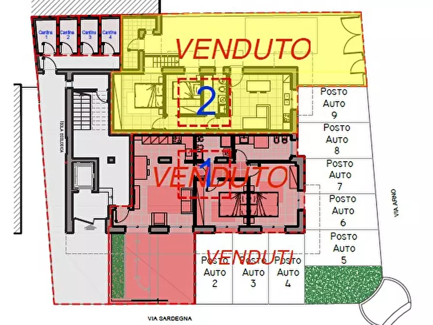 Immagine 20 di Appartamento in vendita  in via Sardegna a Misano Adriatico