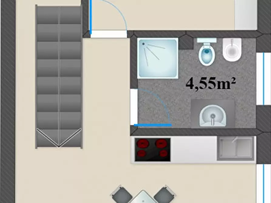 Immagine 15 di Villetta a schiera in vendita  in via marconi a Laives .Leifers.