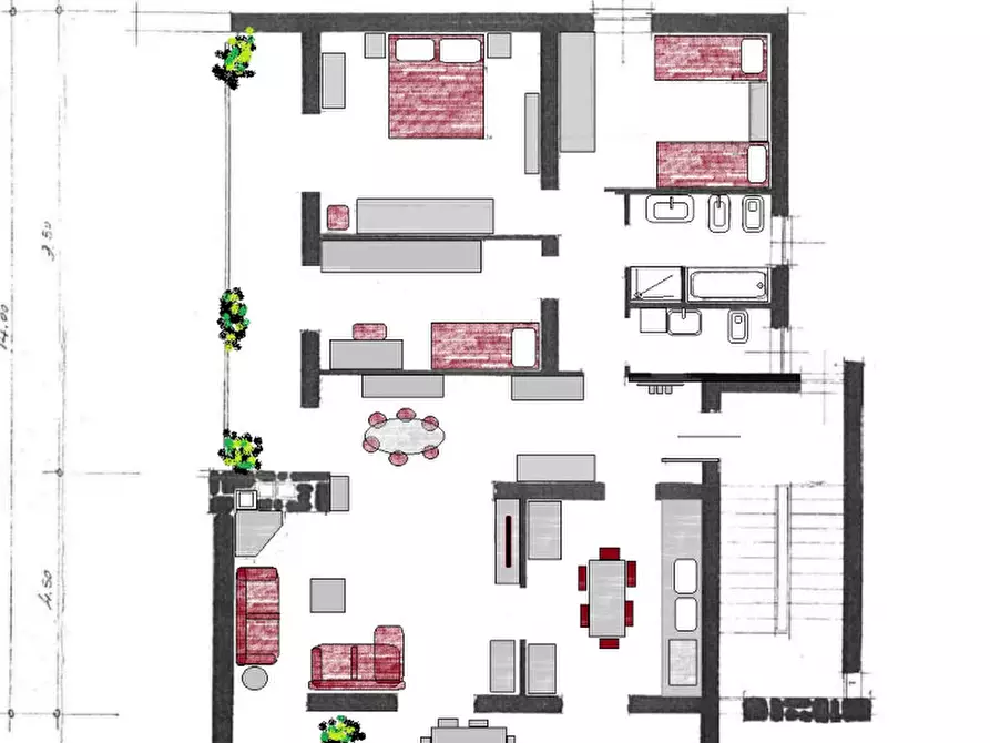 Immagine 20 di Appartamento in affitto  in Via Lago di Bolsena a Vicenza