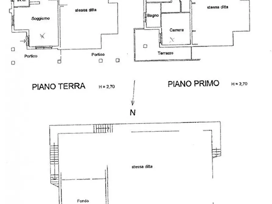 Immagine 39 di Casa indipendente in vendita  a Castiglione Del Lago