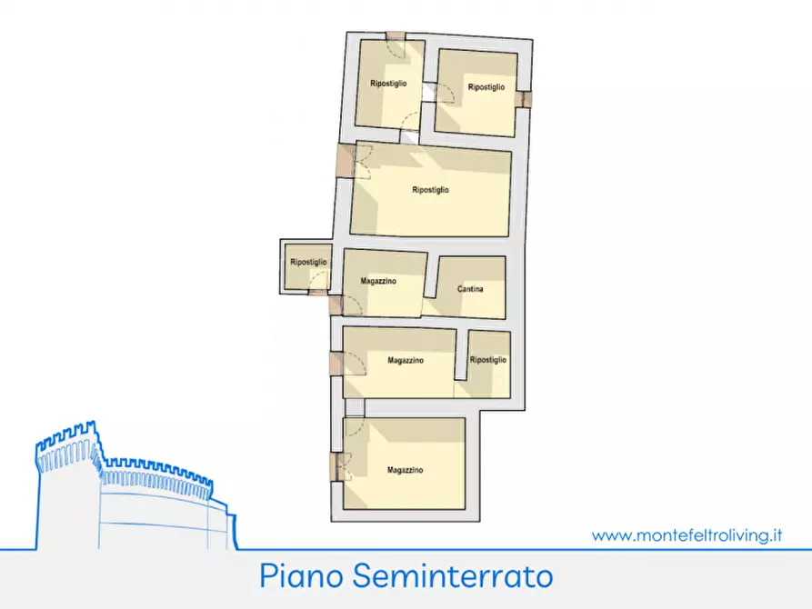 Immagine 32 di Rustico / casale in vendita  in località San Lorenzo in Canfiago a Acqualagna
