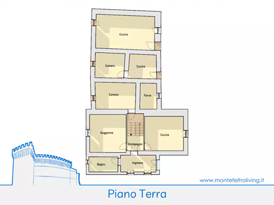 Immagine 33 di Rustico / casale in vendita  in località San Lorenzo in Canfiago a Acqualagna