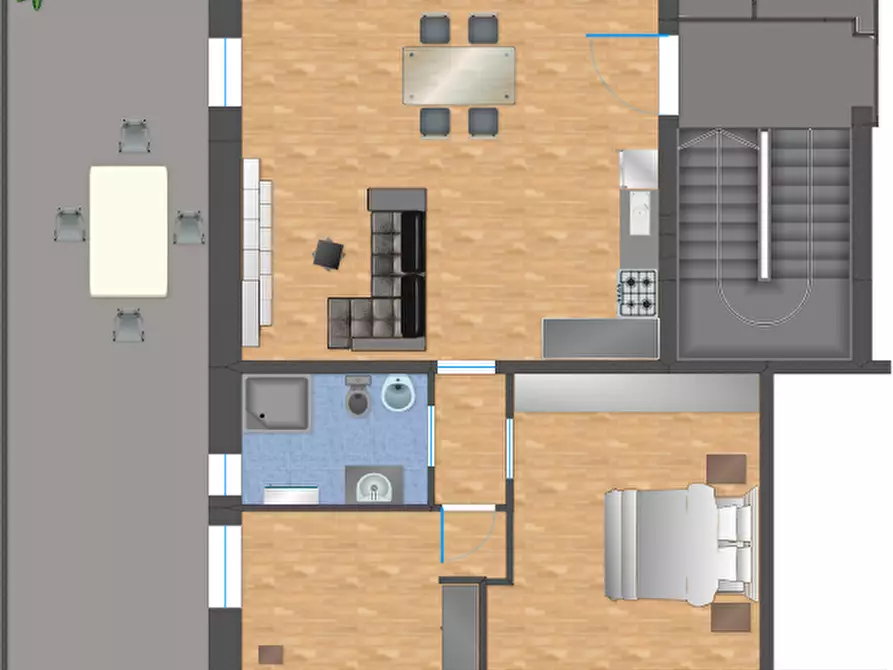 Immagine 14 di Attico in vendita  in via Roma a Masera' Di Padova