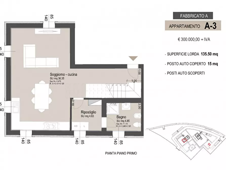 Immagine 4 di Appartamento in vendita  in via Riviera Comm. Armando Furlanis a Concordia Sagittaria