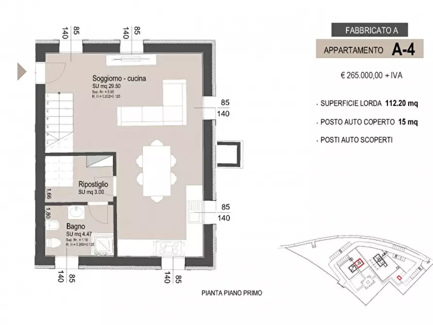 Immagine 2 di Appartamento in vendita  in via Riviera Comm. Armando Furlanis a Concordia Sagittaria
