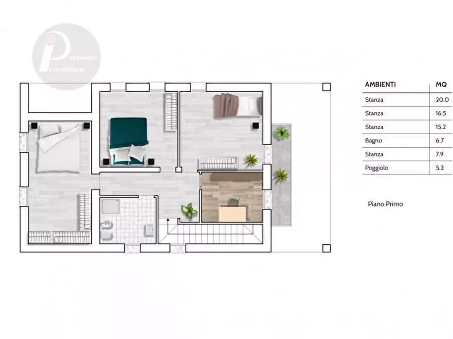 Immagine 16 di Casa indipendente in vendita  a Villafranca Padovana
