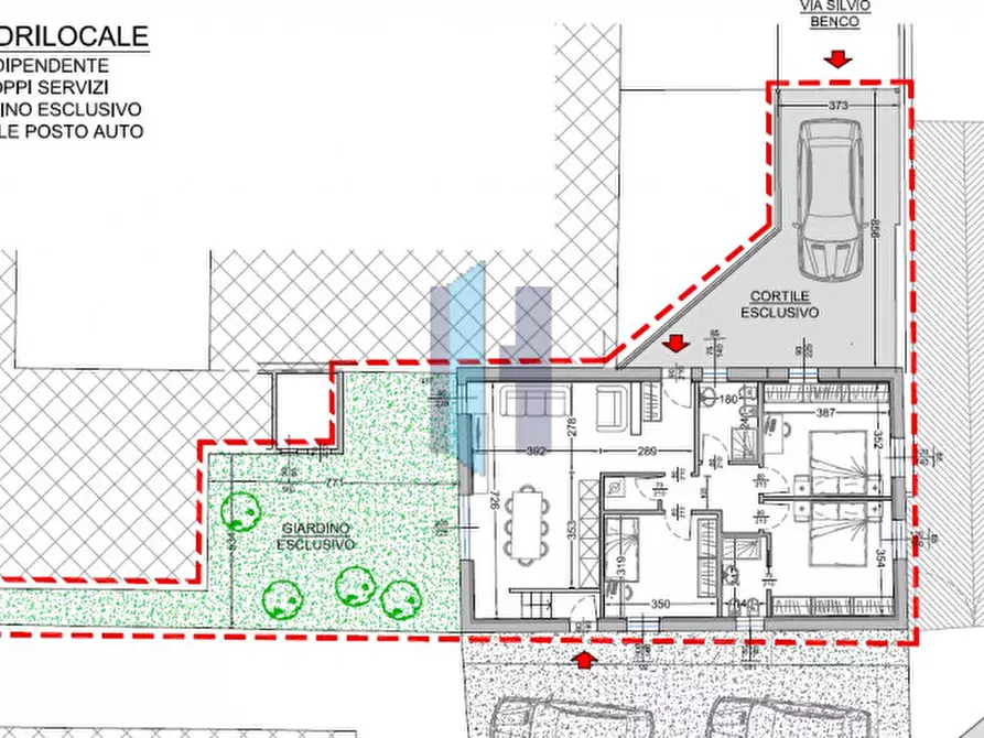 Immagine 25 di Loft/Open space in vendita  in via Serra 1 a Brescia