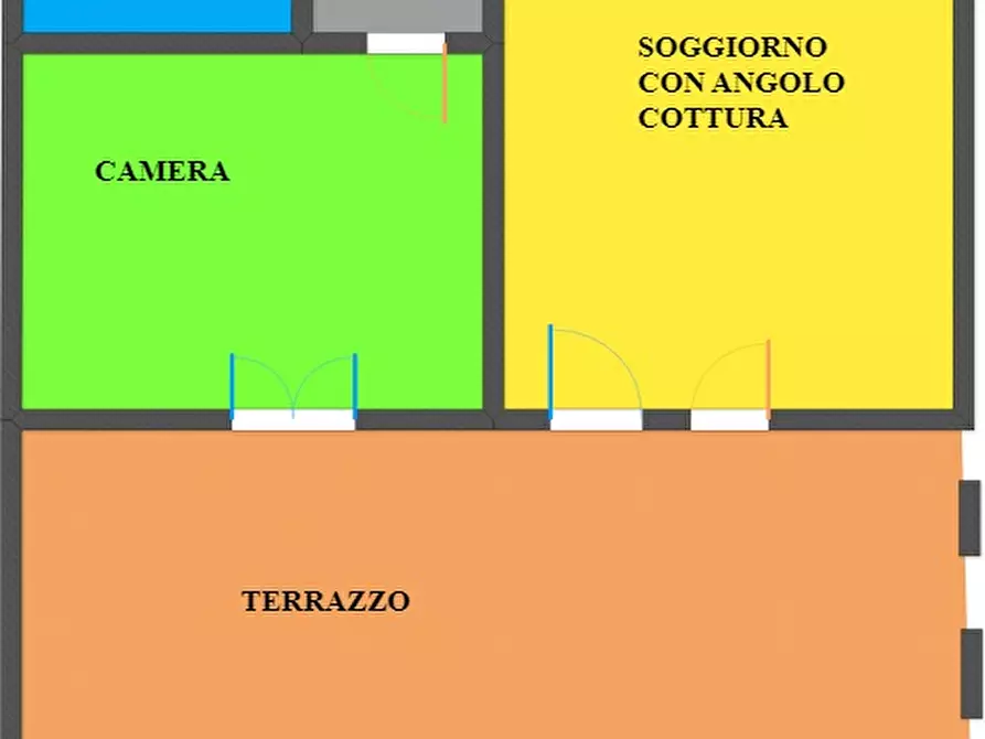 Immagine 3 di Appartamento in affitto  in viale campari a Pavia