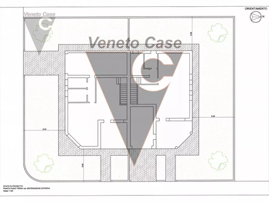 Immagine 5 di Casa bifamiliare in vendita  a Vigonovo