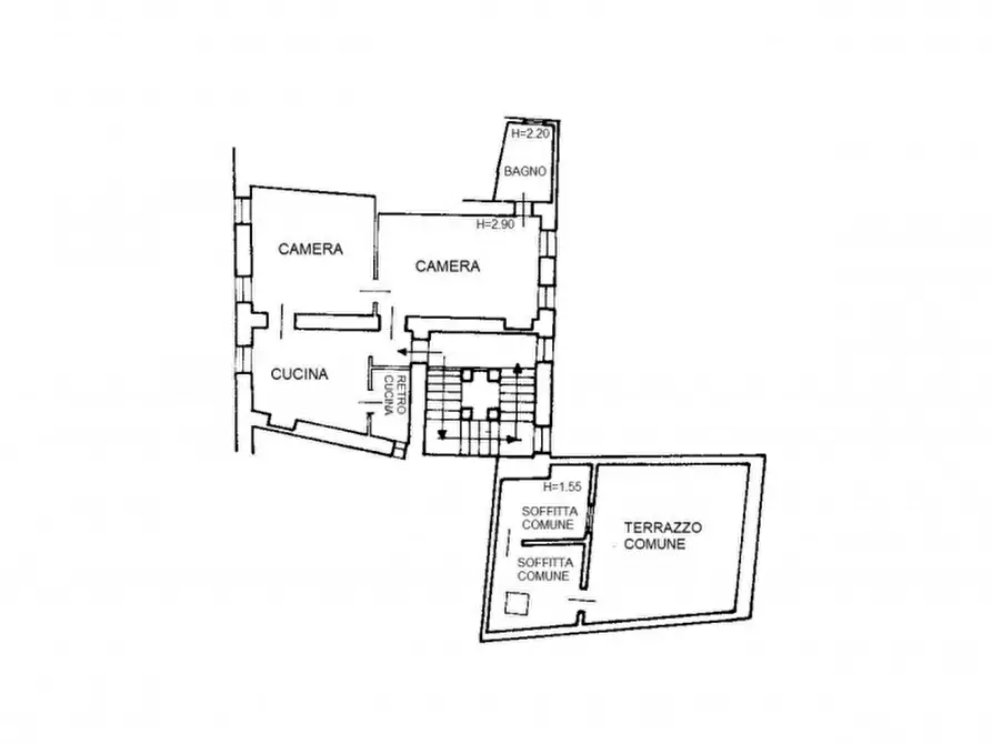 Immagine 15 di Appartamento in vendita  in Via Mons. Marinozzi, N. 27 - 29 a Pollenza