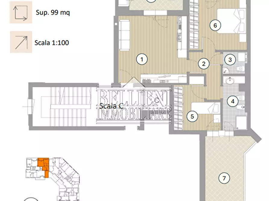 Immagine 2 di Appartamento in vendita  in Mercato nuovo a Vicenza