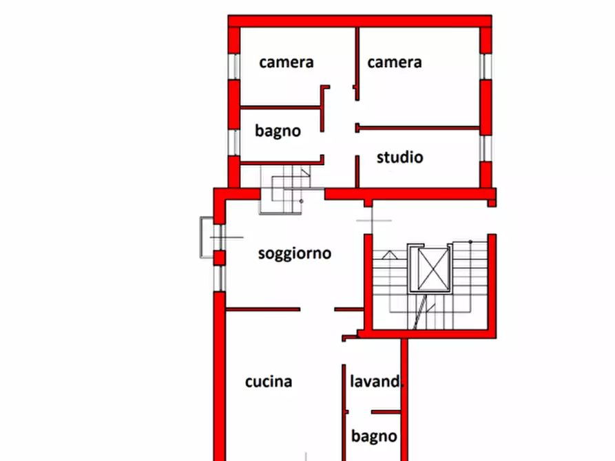 Immagine 1 di Appartamento in vendita  in Via Chiesa a Castegnero