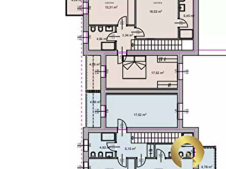 Immagine 11 di Casa bifamiliare in vendita  in via girolamo selmo a Monticello Conte Otto