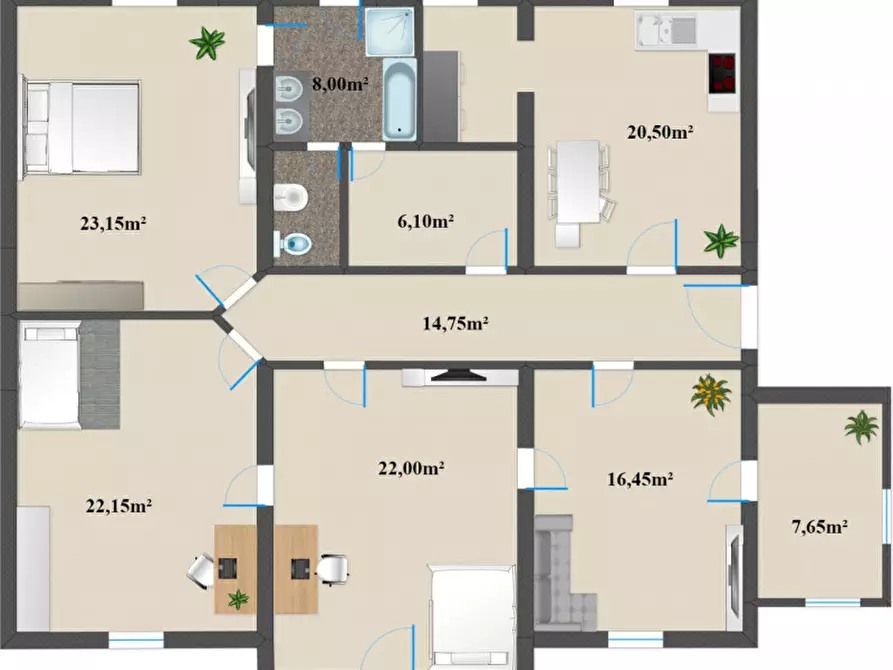 Immagine 1 di Appartamento in vendita  in Via Guncina - Guntschnastraße a Bolzano