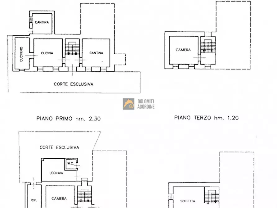 Immagine 11 di Casa bifamiliare in vendita  in Località Lambroi a Gosaldo