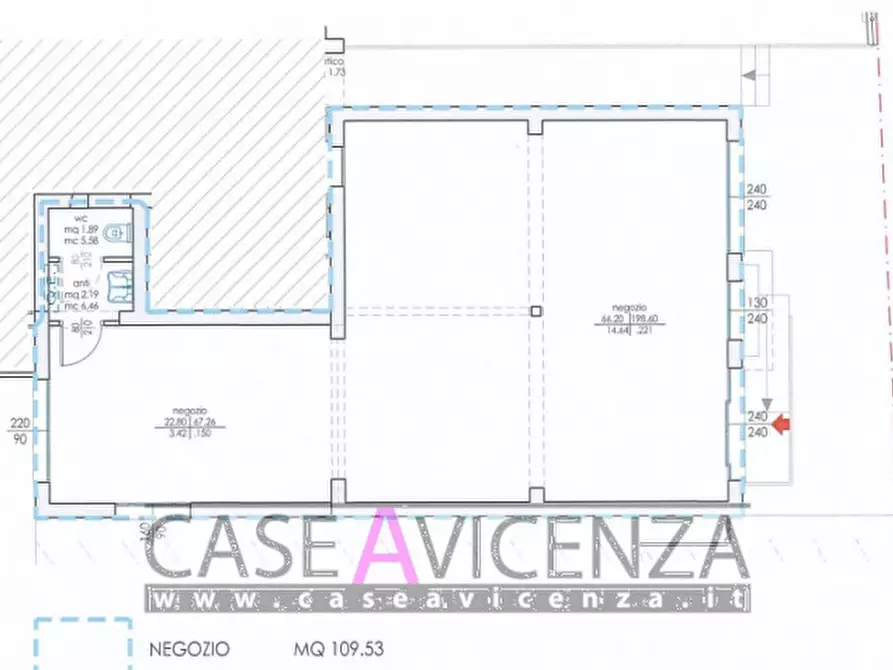 Immagine 2 di Negozio in affitto  in via roma a Grisignano Di Zocco