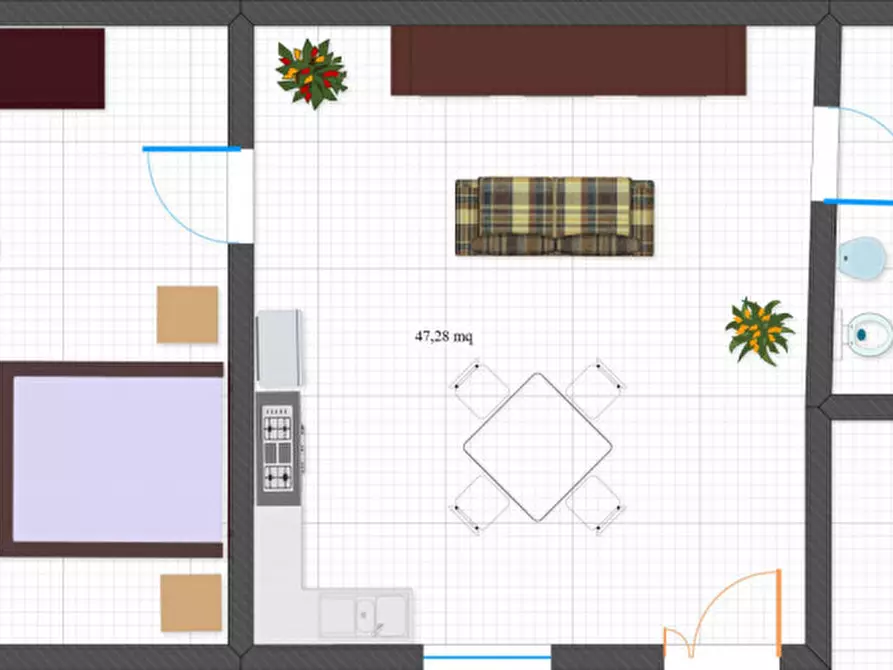 Immagine 15 di Monolocale in vendita  in Via S.S. Addolorata a Matino