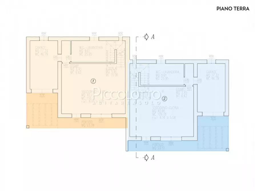 Immagine 11 di Casa bifamiliare in vendita  in via Fornace a Pieve Del Grappa
