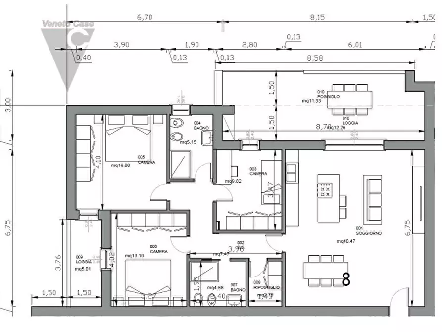 Immagine 20 di Appartamento in vendita  in Via Capitello 37 a Vigodarzere
