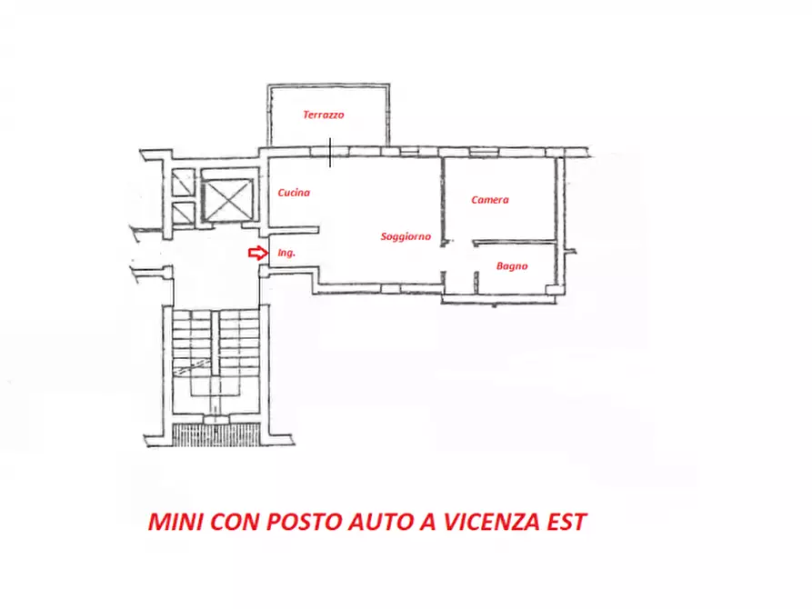Immagine 11 di Appartamento in vendita  in via Giuseppe Dian a Vicenza