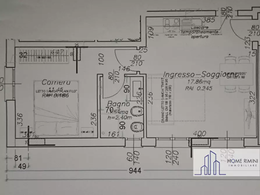Immagine 6 di Appartamento in affitto  in MARINA CENTRO a Rimini