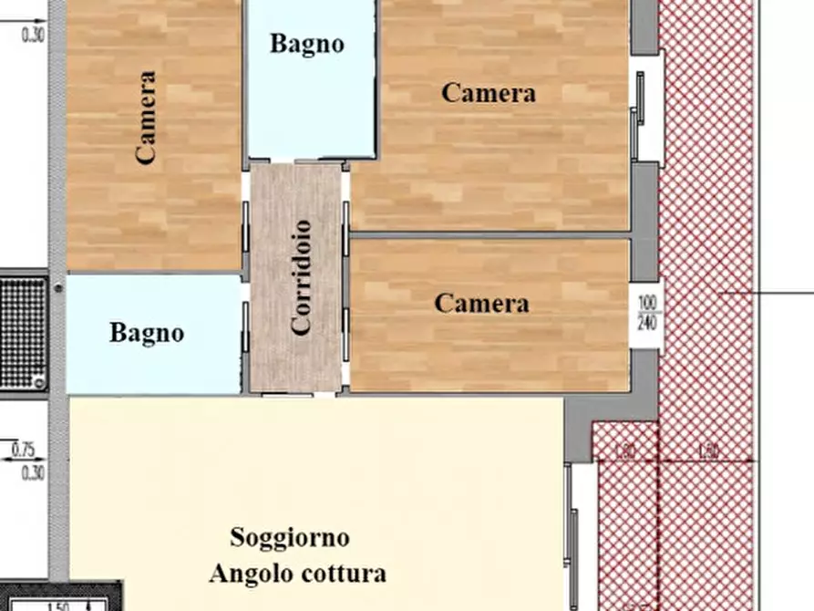 Immagine 1 di Appartamento in vendita  in Via Petrarca a Albignasego