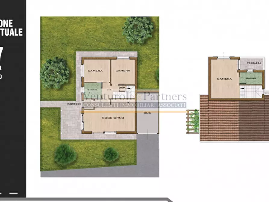 Immagine 3 di Villa in vendita  in via brodenella a Lonato del Garda